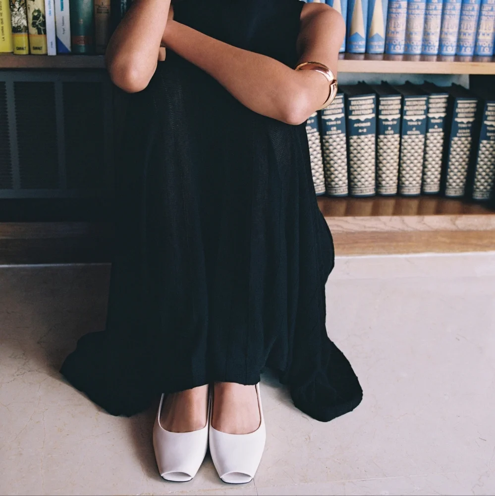 MANGO Open-toe Leather Shoes - Picture 6 of 10